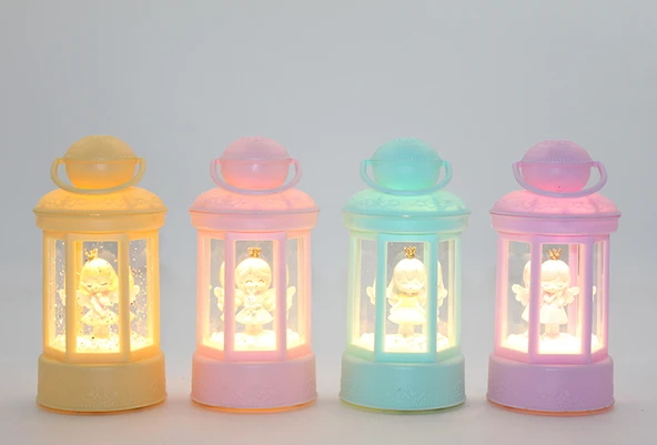 Melek Figürlü Işıklı Kar Küresi ürün görseli