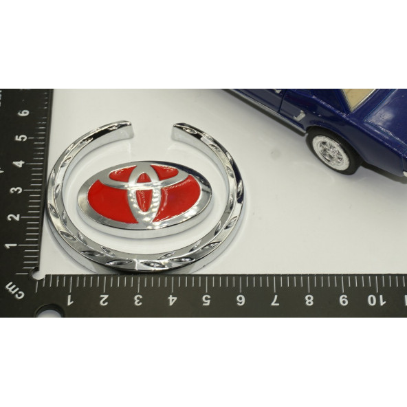 Toyota Buğday Kulakları Krom Metal 3M 3D Logo OEM Ürün - 5