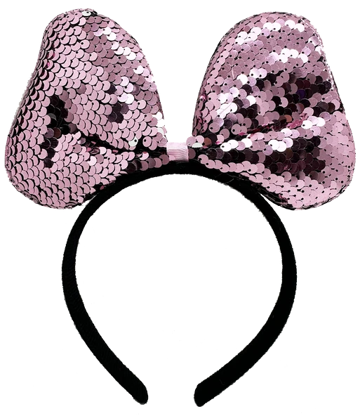 Renk Değiştiren Pullu Fiyonk Parti Tacı Pembe Gümüş ürün görseli