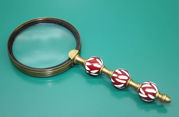 Boynuz Pirinç Büyüteç