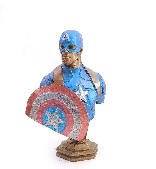 Captain America Büst Küçük Boy ürün görseli