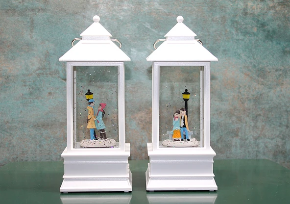 Kış Masalı Tasarımı Işıklı Müzikli Kar Küresi ürün görseli