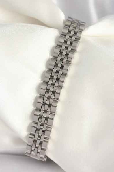 pilelistore 316L Çelik Gümüş Renk Zincir Model Erkek Bileklik - TJ-EB3721