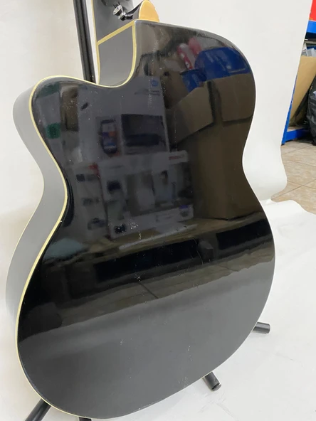 Midex XC-200NT Kesik Kasa 4/4 Boy Akustik Gitar Natural-OUTLET Minör Kozmetik Kusurlu (SIFIR ÜRÜN Ton ve Sap Dengesi Sorunsuz) - Resim 4