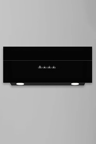 Alveus Mod 3000 60 cm Siyah Cam Davlumbaz - 3