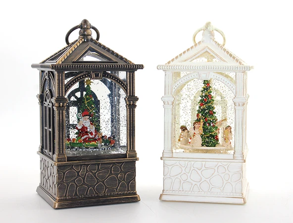 Yılbaşı Temalı Işıklı Müzikli Kar Küresi Model 2 ürün görseli