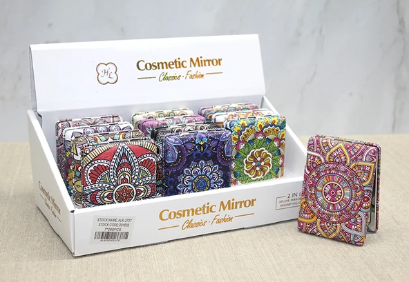 Taşlı El Aynası Dikdörtgen Kalın Model 1 ürün görseli