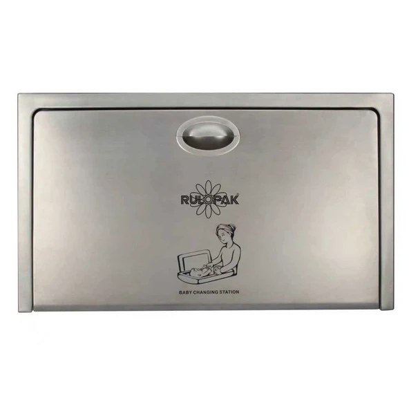 Rulopak Paslanmaz Çelik Bebek Altı Değiştirme İstasyonu - Resim 3