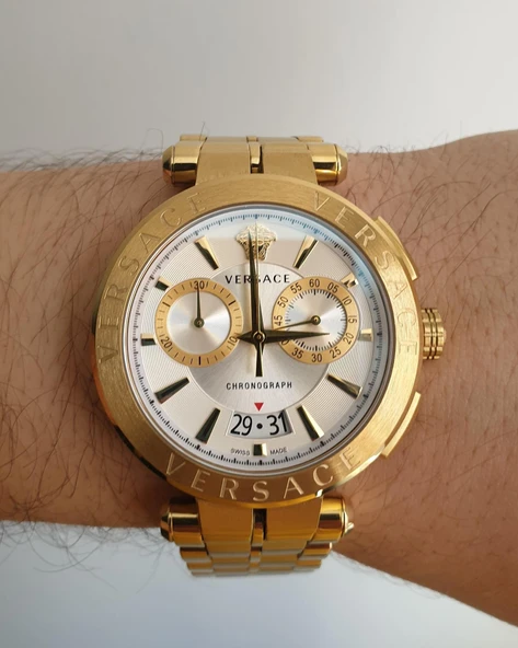 Versace VRSCVE1D00419 Erkek Kol Saati - 4