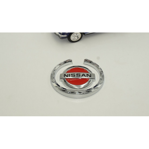 Nissan Buğday Kulakları Krom Metal 3M 3D Logo OEM Ürün - 3