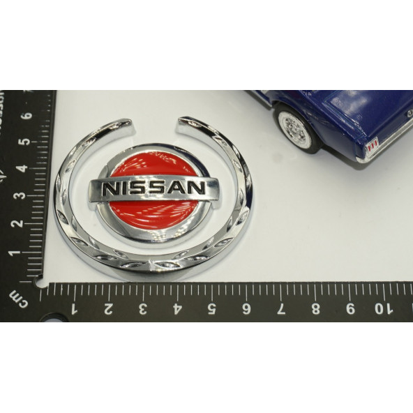Nissan Buğday Kulakları Krom Metal 3M 3D Logo OEM Ürün - 5