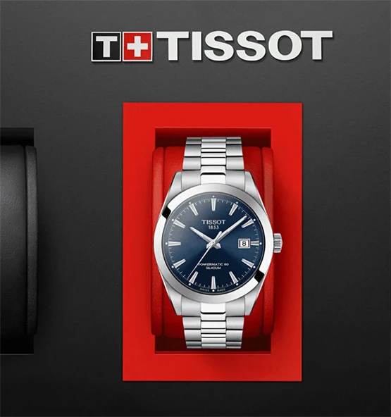 Tissot T1274071104100 Gentleman Powermatic 80 Silicium Erkek Kol Saati T127.407.11.041.00 - Resim 6