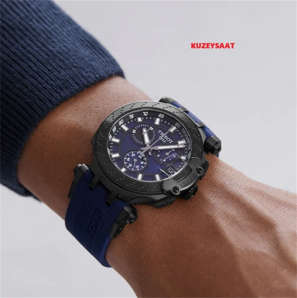 Tissot T-Race Chronograph T1154173704100 Erkek Kol Saati T115.417.37.041.00 - Resim 4