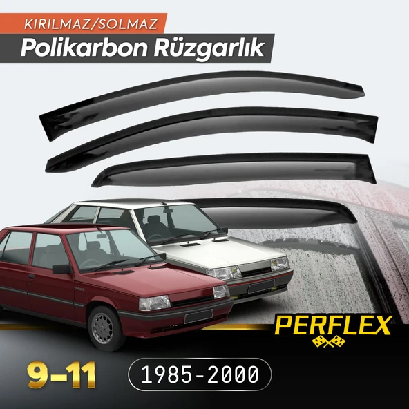 Renault 9-11 1985-2000 Cam Rüzgarlığı V2 Mugen ürün görseli