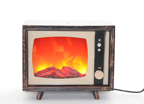 TV Tasarımlı Ledli Şömine Lamba ürün görseli