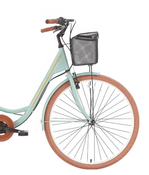 Bisan Sorrento S 28 7 Vites Şehir Bisikleti Çağla Yeşili Gold - Resim 2