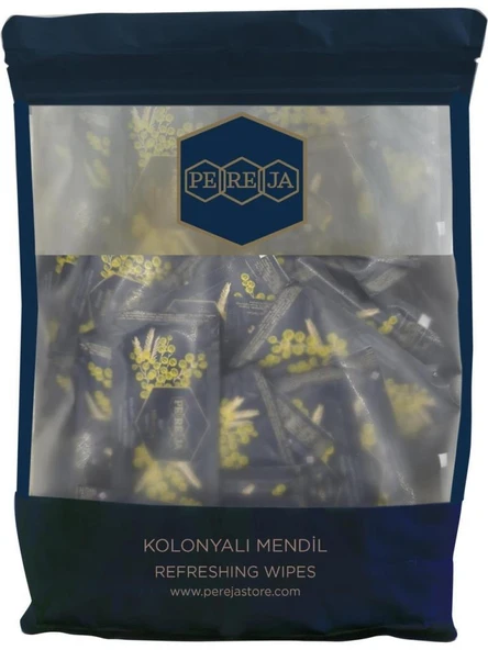 Pereja Mimoza Kolonyalı Mendil 50'li ürün görseli 1