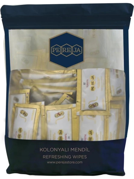 Pereja Limon Kolonyalı Mendil 50'li ürün görseli 1