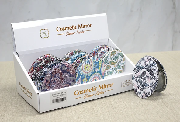 Taşlı El Aynası Oval İnce Model 2 ürün görseli