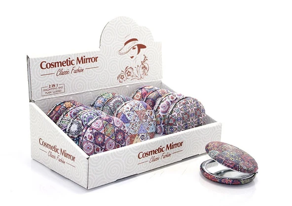 Yuvarlak Taşlı El Aynası Kalın ürün görseli