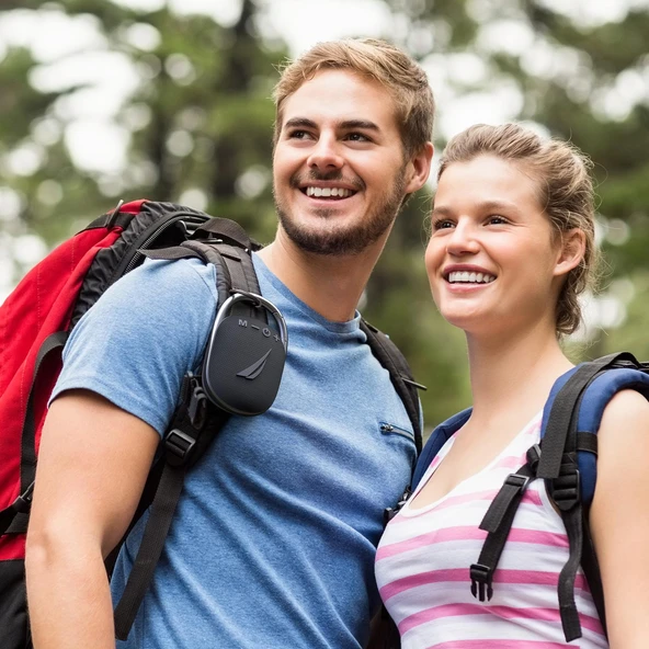 Nautica S30 Taşınabilir Şarjlı Kablosuz Bluetooth Speaker Hoparlör Kırmızı - Resim 4