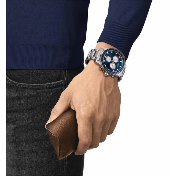 T1256171104100 Tissot Supersport Chrono Erkek Kol Saati T125.617.11.041.00 - Resim 3