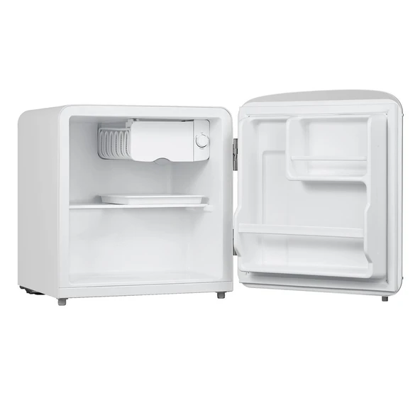 DİJİTSU DB80RWH RETRO BEYAZ MİNİ BUZDOLABI - Resim 2