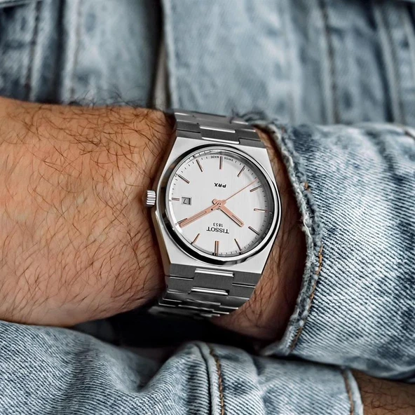 Tissot Prx T137.410.11.031.00 Erkek Kol Saati - Resim 5