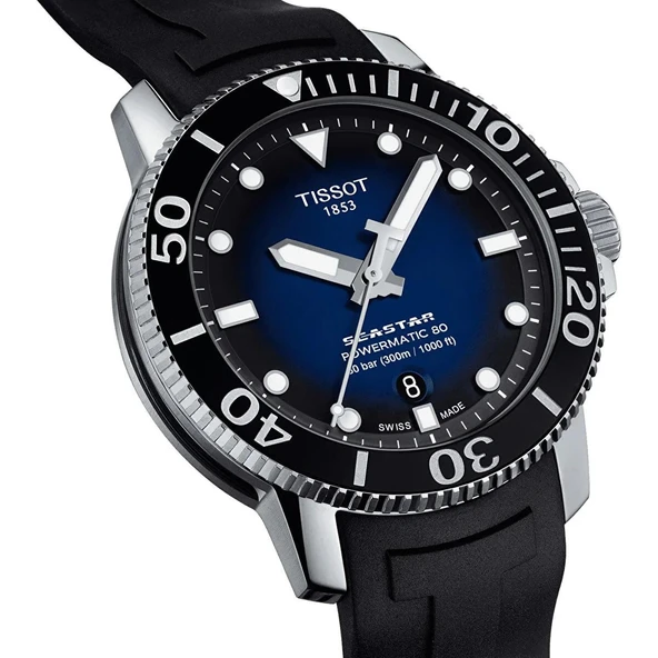 Tissot Seastar 1000 Powermatic 80 T1204071704100 Erkek Kol Saati T120.407.17.041.00 - Resim 2