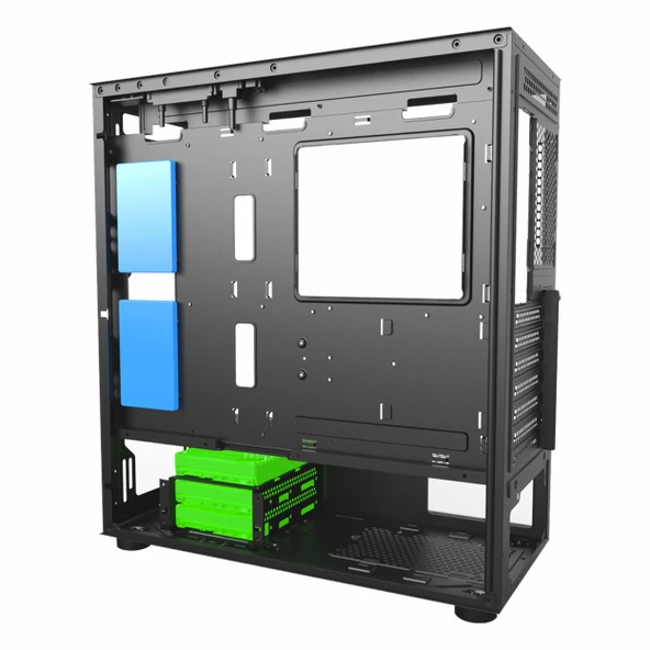 Vento VG12AL 850W 80+ Bronz USB 3.2 RGB eATX Mid Tower Siyah Kasa - Resim 12