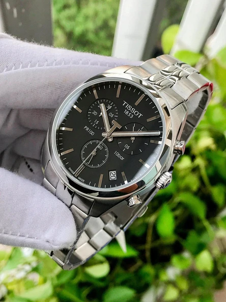 Tissot Pr 100 Chronograph T1014171105100 Erkek Kol Saati T101.417.11.051.00 - Resim 3