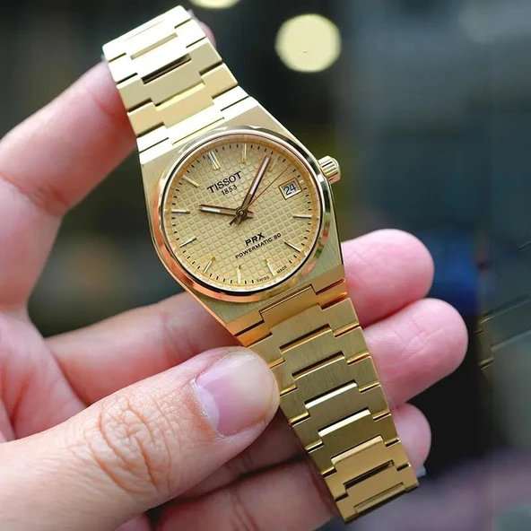 Tissot PRX Powermatic 80 35mm T1372073302100 Kol Saati T137.207.33.021.00 - Resim 2