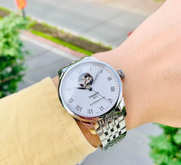 Tissot Le Locle Powermatic 80 Open Heart T0064071103302 Erkek Kol Saati T006.407.11.033.02 - Resim 6