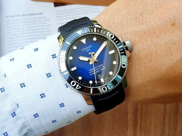 Tissot Seastar 1000 Powermatic 80 T1204071704100 Erkek Kol Saati T120.407.17.041.00 - Resim 5