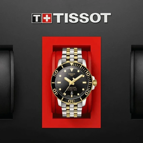Tissot Seastar 1000 Powermatic 80 T1204072205100 Erkek Kol Saati T120.407.22.051.00 - Resim 5