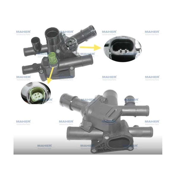 TERMOSTAT KOMPLE GOLF / A3 / BORA 02-06 AVU-BFQ 1.6 MANUEL ürün görseli