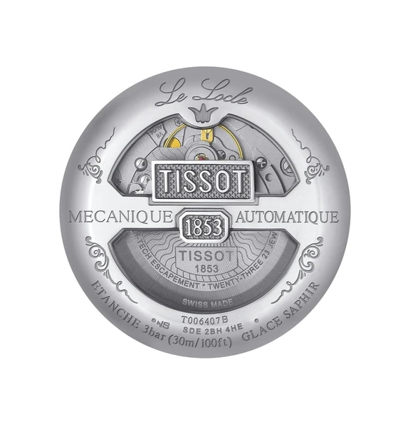 Tissot Le Locle Powermatic 80 T0064071105300 Erkek Kol Saati T006.407.11.053.00 - Resim 5