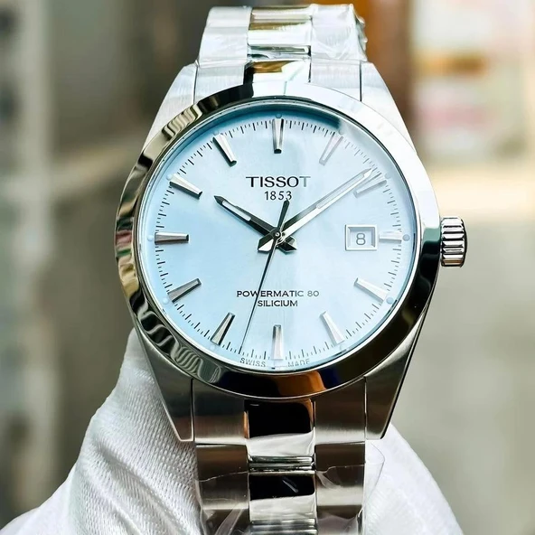 Tissot Gentleman Powermatic 80 T1274071135100 Erkek Kol Saati T127.407.11.351.00 - Resim 4