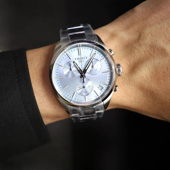 Tissot PR100 Chronograph T1504171135100 Erkek Kol Saati T150.417.11.351.00 - 5