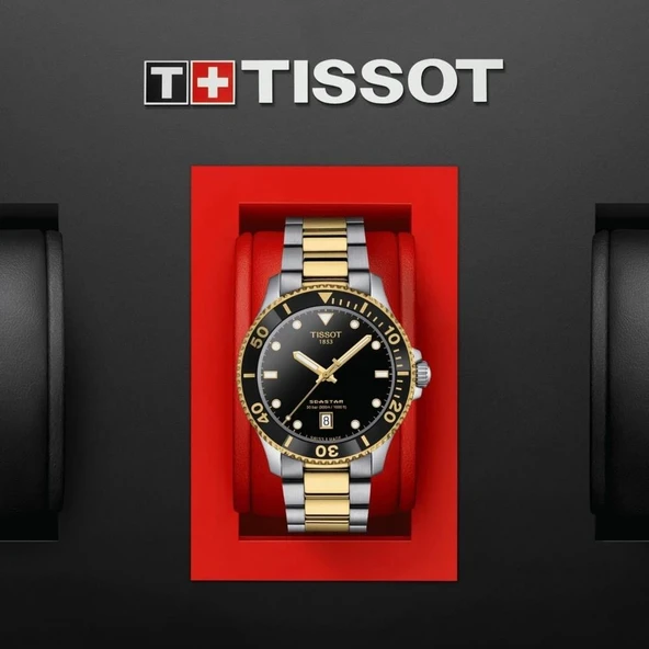 Tissot Seastar 1000 T1204102205100 Erkek Kol Saati T120.410.22.051.00 - Resim 5