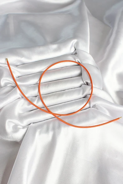 pilelistore Mıknatıslı Turuncu Renk Sarmal Kadın Bileklik - TJ-BB6977 - Resim 2