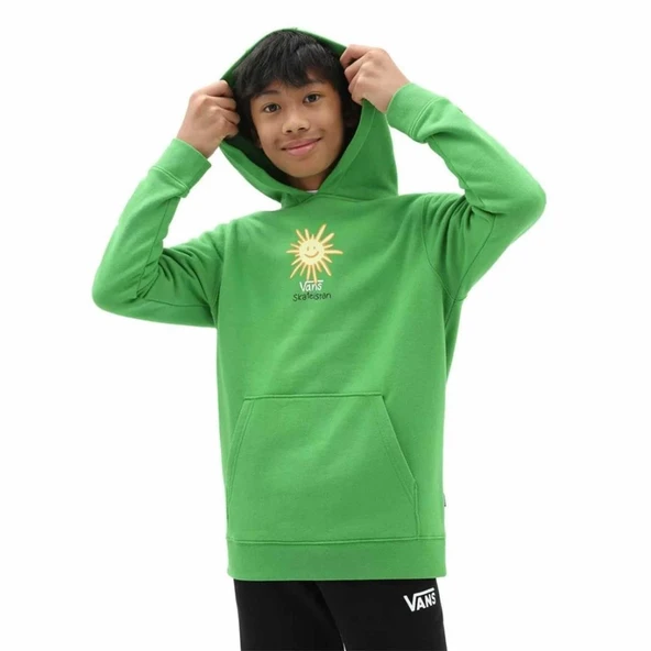 Vans X Skateıstan Po Boys Yeşil Hoodie - 3
