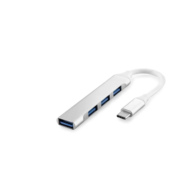 pilelistore Type-C Hub 4*Usb Beyaz HDX7032