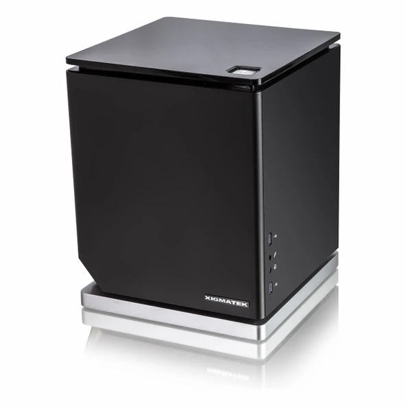 Xigmatek Nebula CCD-02ABX-U01 USB 3.2 mITX Mini Tower Siyah Kasa - Resim 2