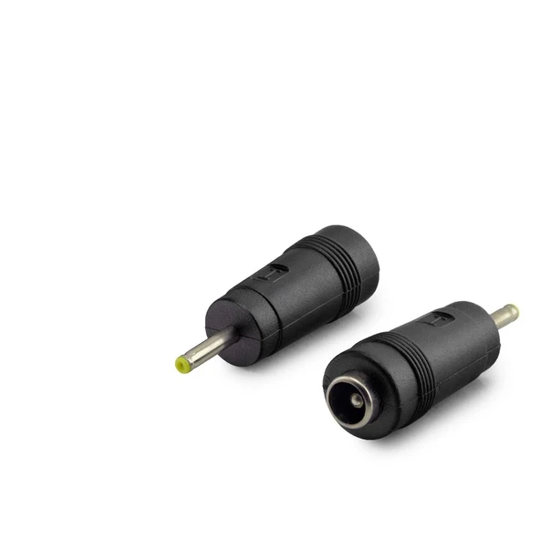 pilelistore Notebook Adaptör Ucu Çevirici 5.5*2.5 (M) To 2.3*0.7 (F) 10Lu Paket Siyah HDX1338