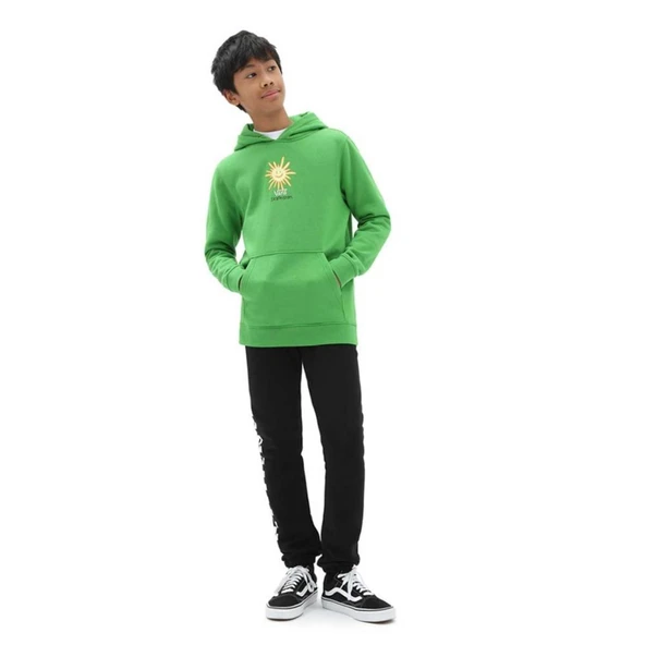 Vans X Skateıstan Po Boys Yeşil Hoodie - 5