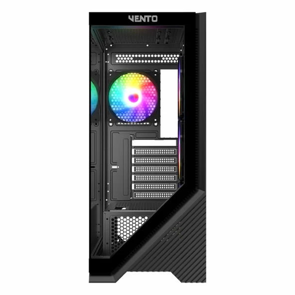 Vento VG4202FL 850W 80+ Bronz USB 3.2 ATX Mid Tower Siyah Kasa - Resim 2