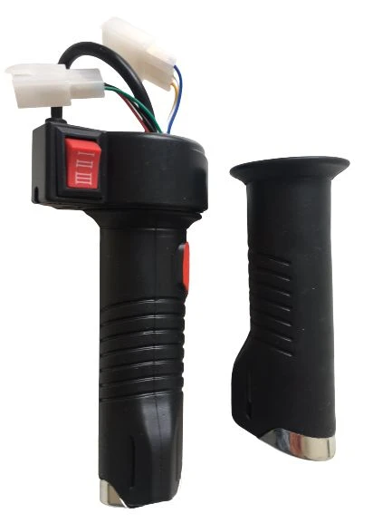 E-Bike 3 Vites Gaz Kolu 016 Kirmizi Düğmeli Mekanik 497086872 - Resim 3