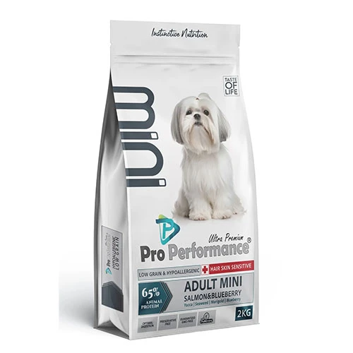 Pro Performance Somonlu ve Yaban Mersinli Küçük Irk Yetişkin Köpek Maması 2 Kg ürün görseli 1