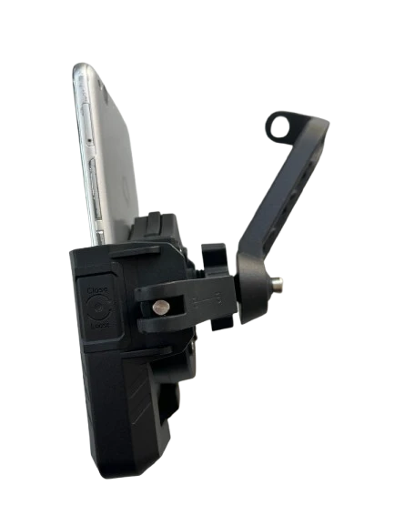 Motosiklet Scooter Atv Bisiklet Yandan Kilitlemeli Ayna Bağlantılı Telefon Tutucu A+++ Kaliteli - Resim 2